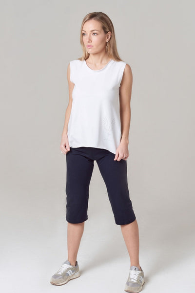 Yoga pants cotton pants. Navy blue pants Australian made. Free delivery Australia. 