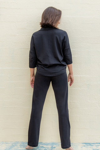 Black pants. Made in Australia. Yoga cotton pants.